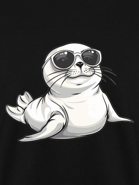 Coole Robbe mit Sonnenbrille
