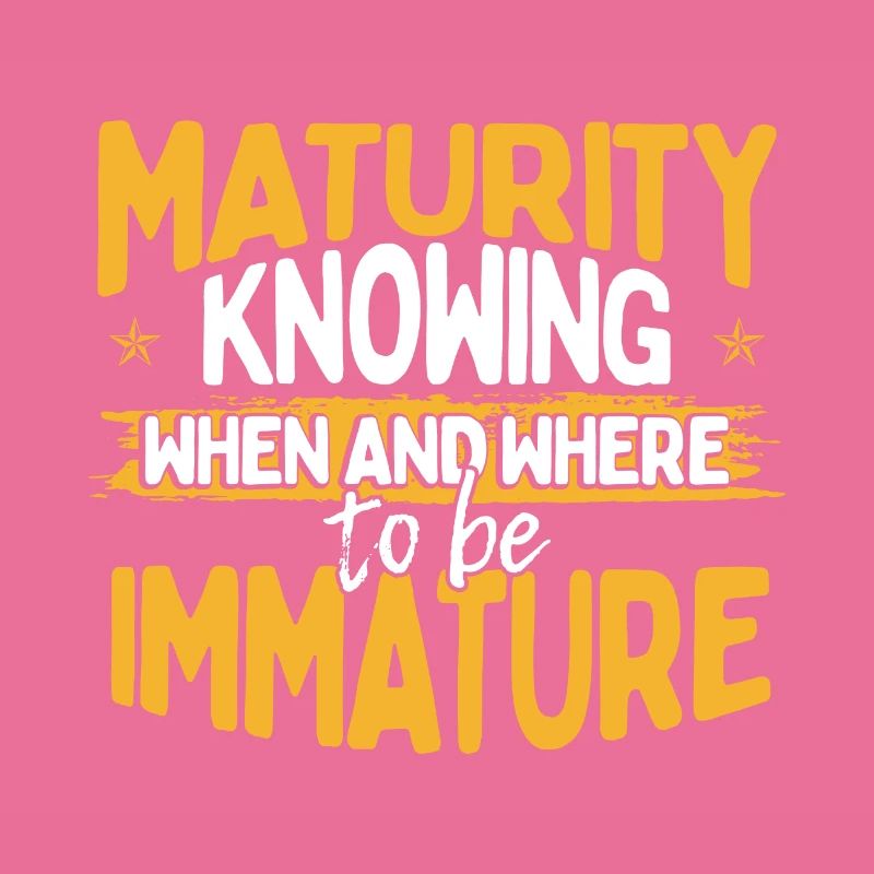 Sarcastic Gift Maturity Knowing When and Where to