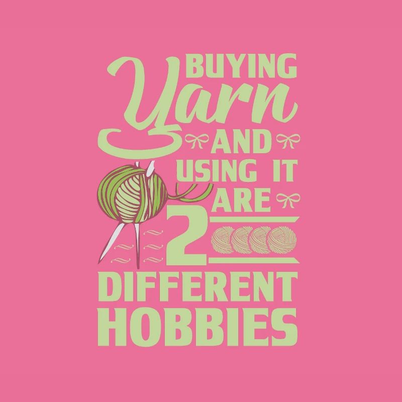 Knitting Humor Buying Yarn and Using it 2