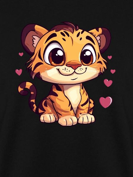 Tiger mit Herzchen