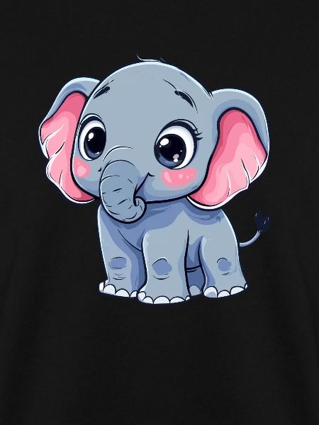 Elephant with big eyes