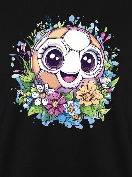 Fußball mit Blumen