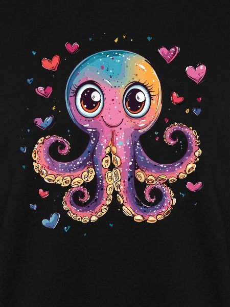 Oktopus mit Herzchen