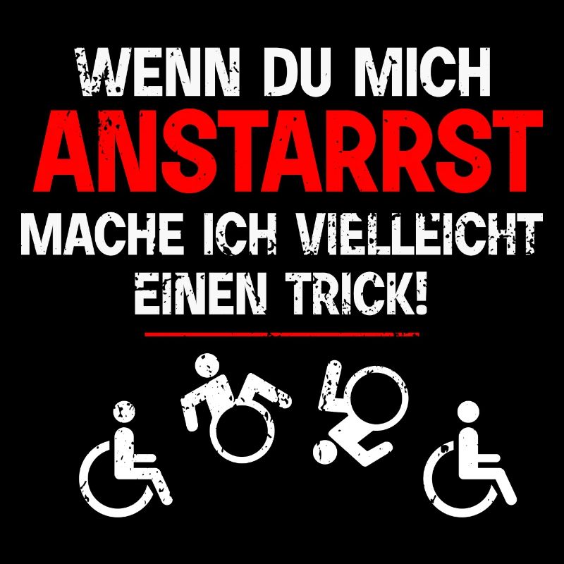Rollstuhlfahrer, Querschnitt - Anstarrst