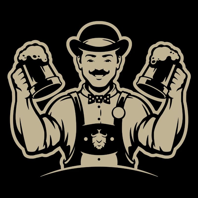 Bayer Bier Junge Bua Kellner