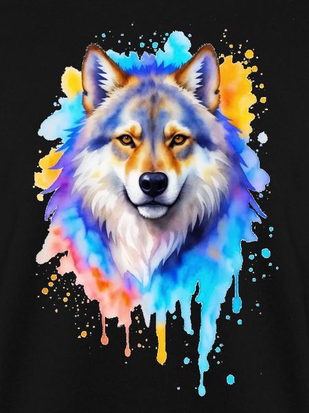 Wolf Aquarell