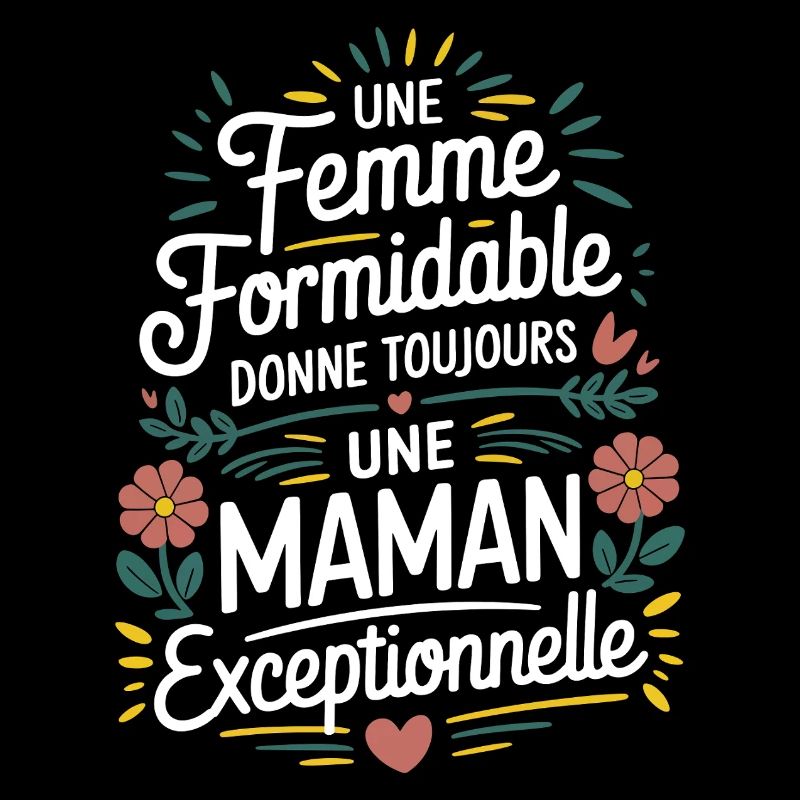 Femme Formidable donne une Maman Exceptionnelle