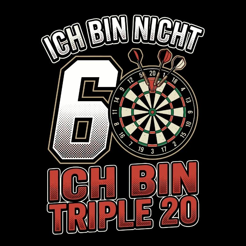 60. Geburtstag Dart Triple 20