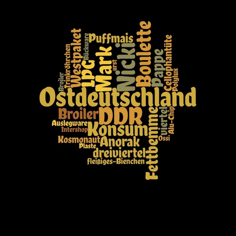 Nuage de mots DDR Nicki Wörtersammlung