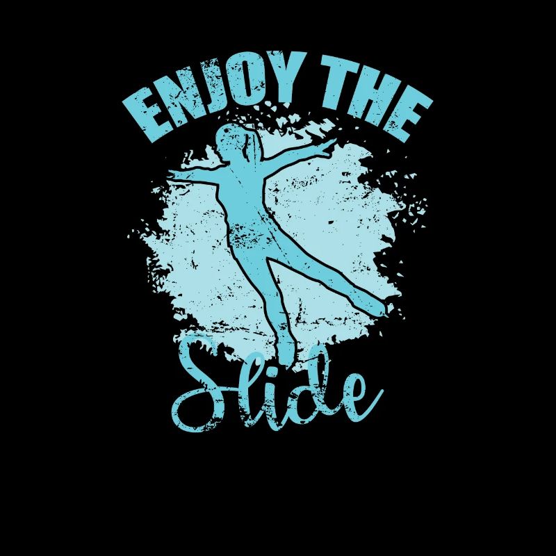 Enjoy the Slide Schlittschuhlaufen Eisbahn