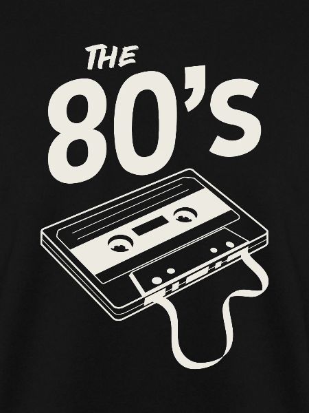 80s cassette / decade retro