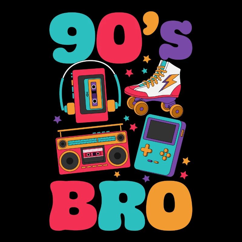 90's Bro / 90er Jahre retro Design