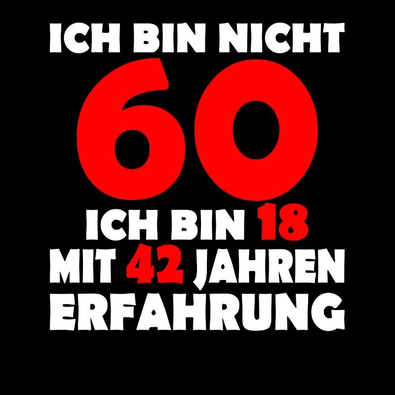 Ich bin nicht 60 Jahre 60 Geburtstag Geschenk