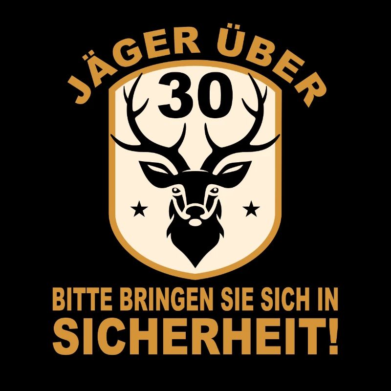 Jagen Jäger Geschenk Meisterjäger 30 Geburtstag