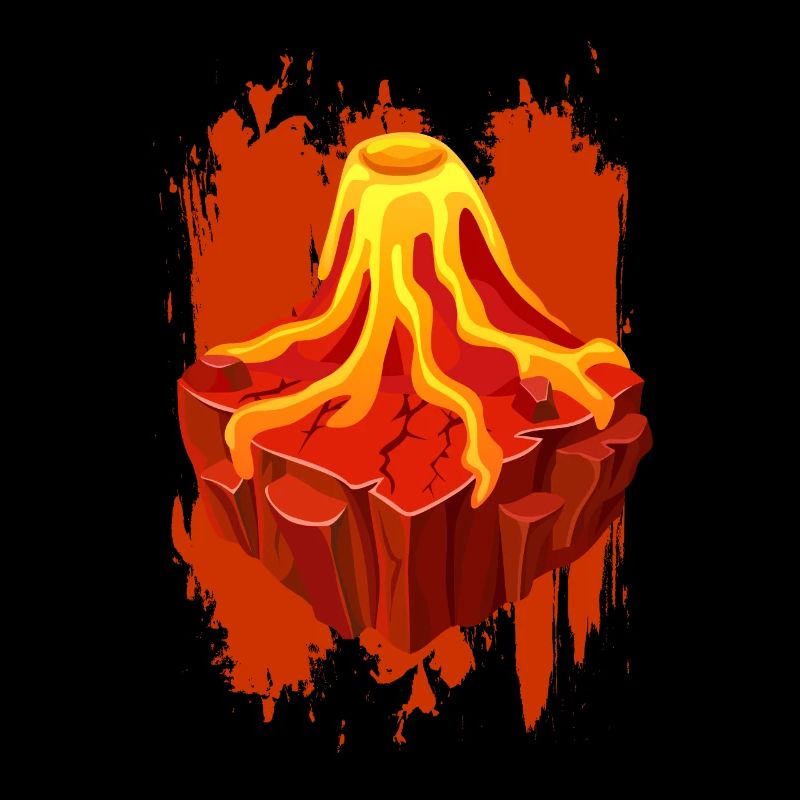 Vulkan Vulkane Vulkanliebhaber Shirt lustig Vulkan