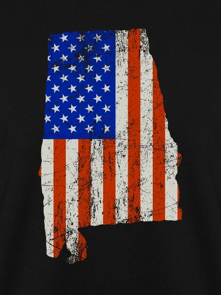 Alabama Usa flags gift