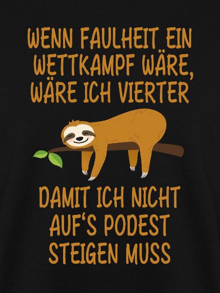 Faultier Faulenzen Wettkampf