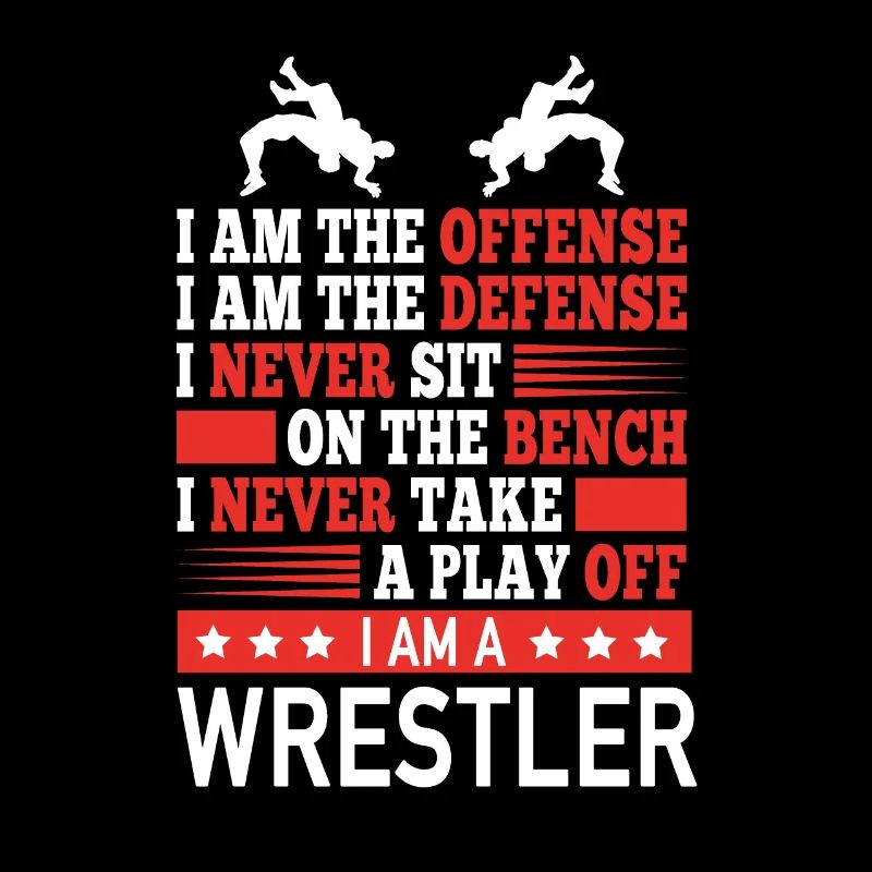 Lutteur Offensive Defensive Wrestling Professionnel