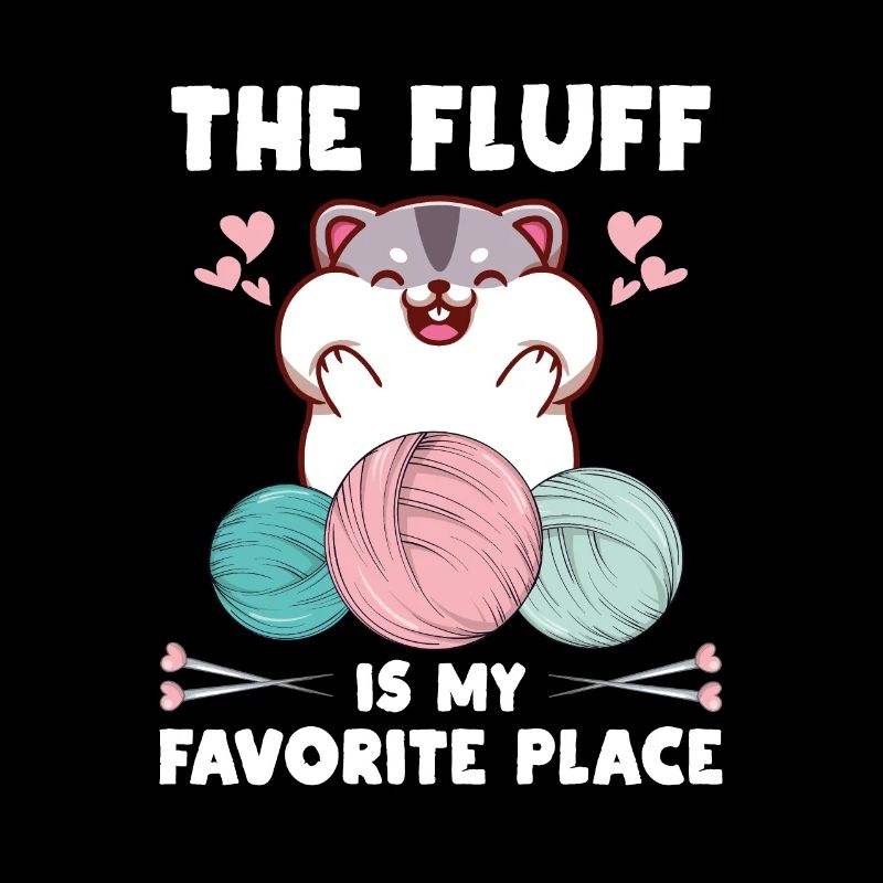 Hamster Knitting Crochet Cotton Wool Wool Favorite Place