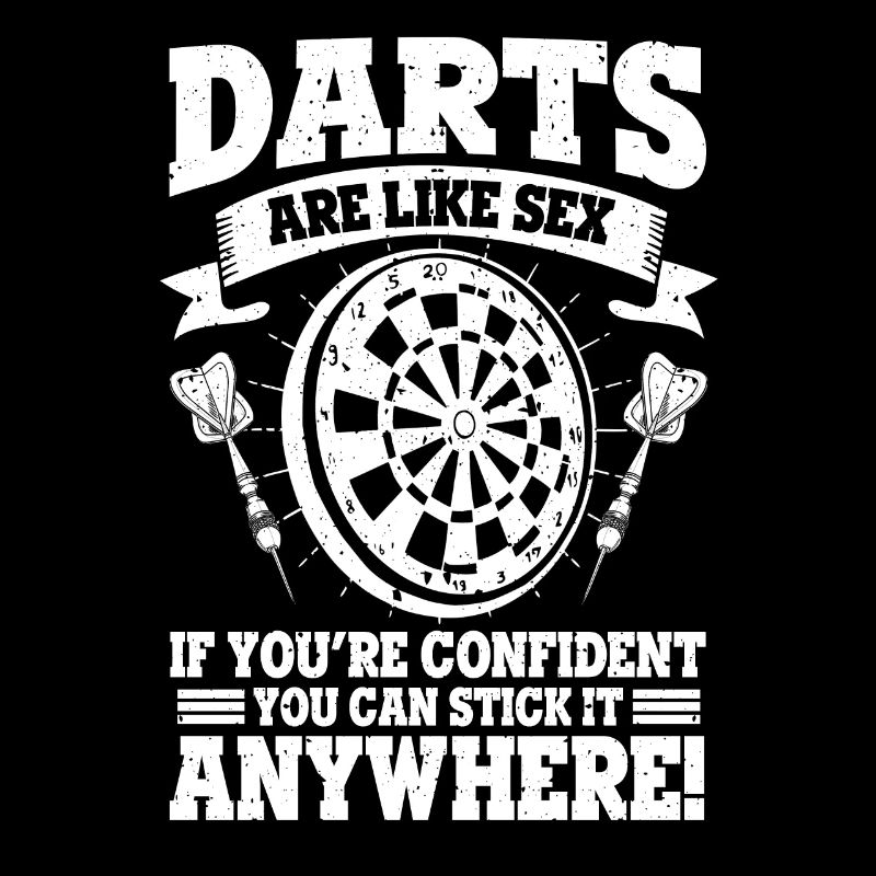 Dart comme le sexe confiant bâton n’importe où allusion