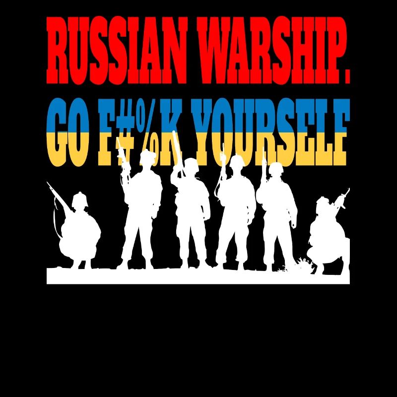 Russisches Kriegsschiff... Geh fick dich selbst