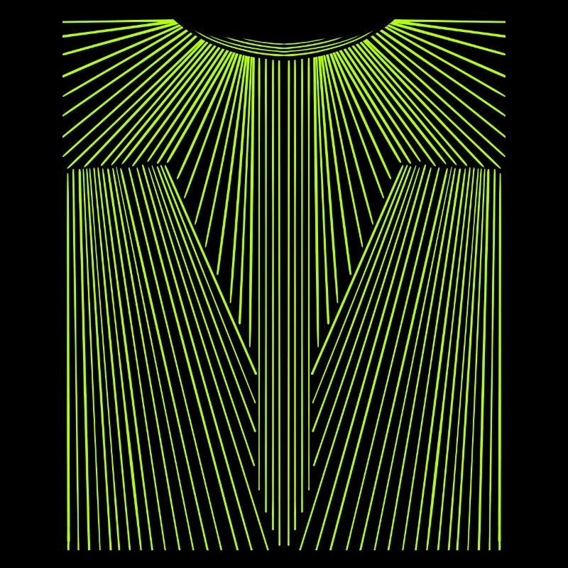 neon grünes Bee Design