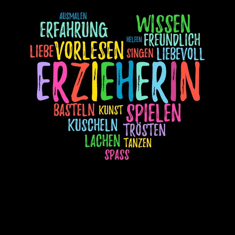 Kindergärtnerin Erzieherin Herz Geschenk