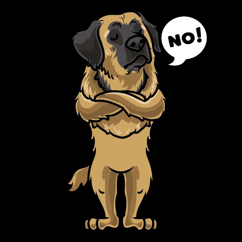 Sturer Leonberger Hund