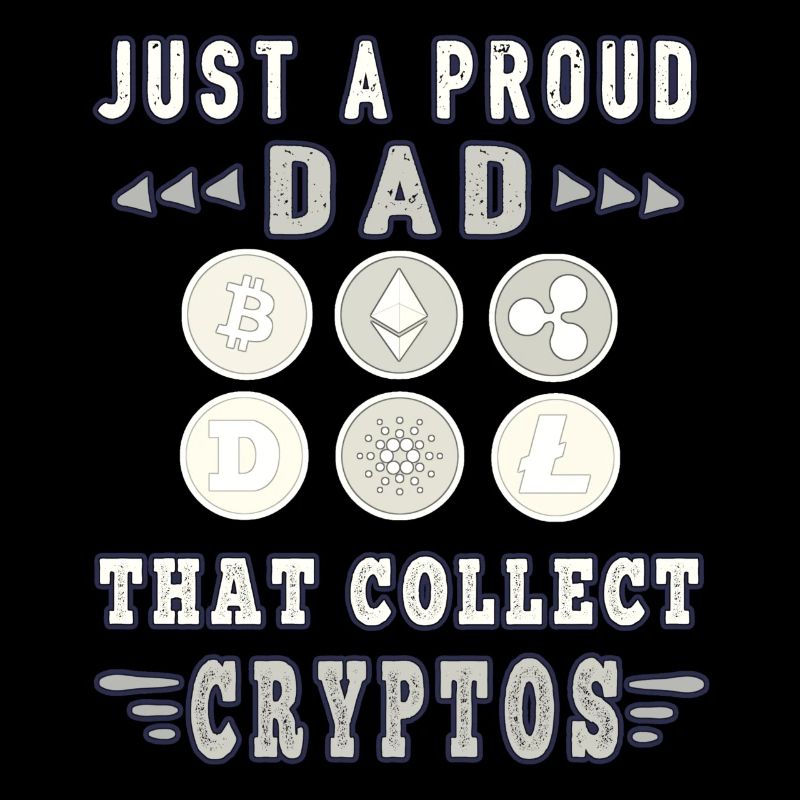 Bitcoin Papa Dad Crypto Väter Krypto spruch
