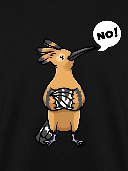 Sturer Wiedehopf Vogel