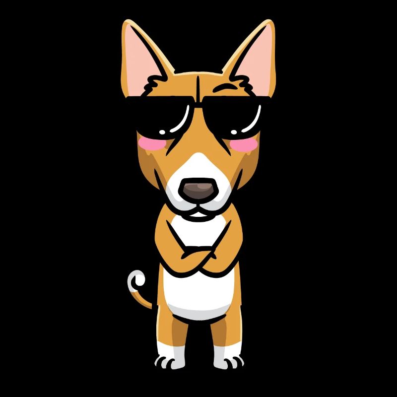 Basenji Hund Emoticon