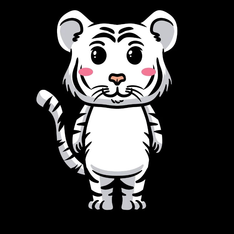 Tigre blanc Emoticon Tigre du Bengale