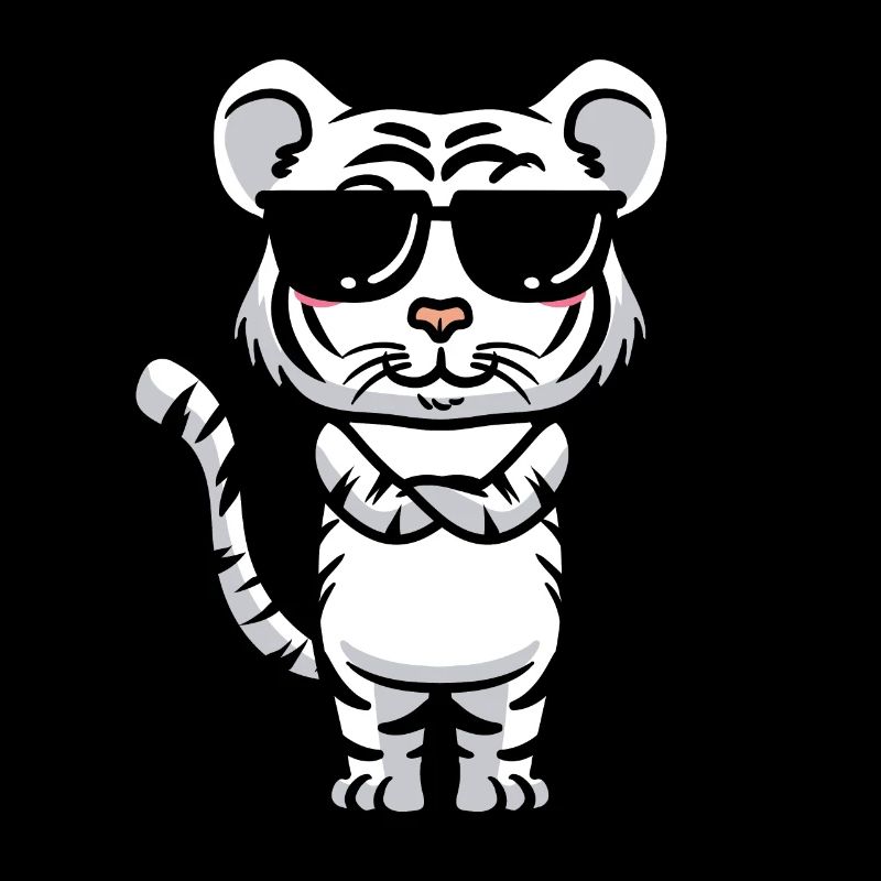 Tigre blanc Emoticon Tigre du Bengale