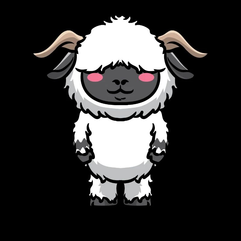 Valais black-nosed sheep sheep