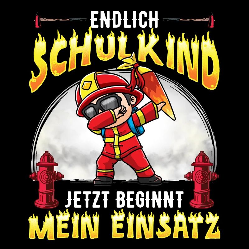 Schulkind Einschulung Feuerwehr