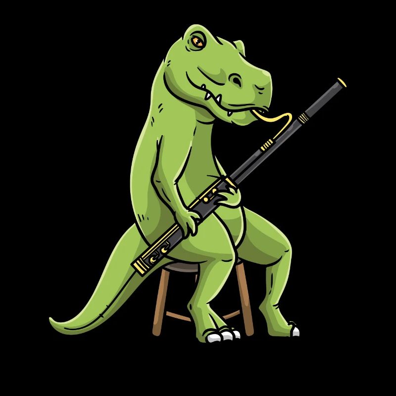Fagott Fagottist Dinosaurier
