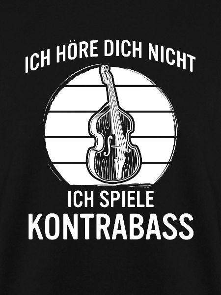 Kontrabass Kontrabassspieler Kontrabassist