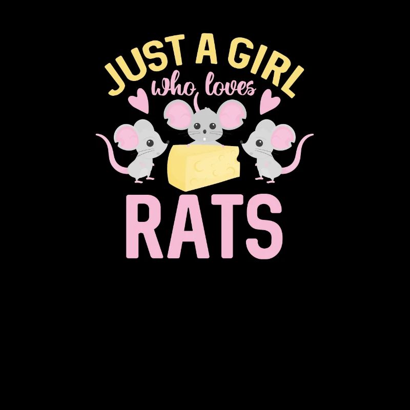 Ratte Nur Ein Mädchen, Das Ratten Liebt