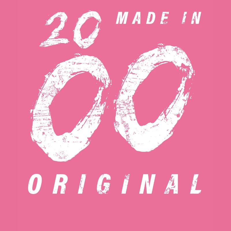 Made In 2000 Original Geburtstag Grunge Distressed