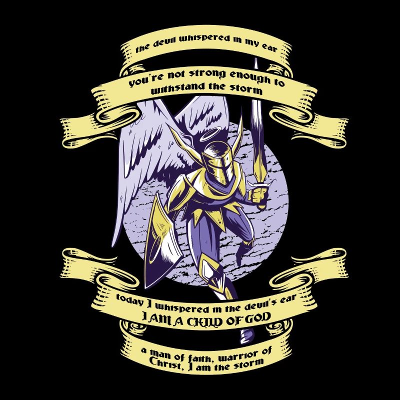 Jesus devil religion man storm message