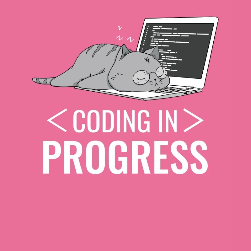 Programmation Informatique Nerd Cat