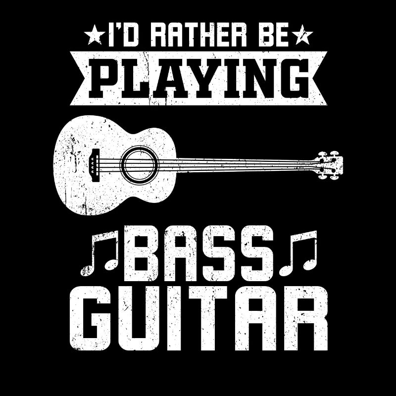 Je préfère jouer de la basse