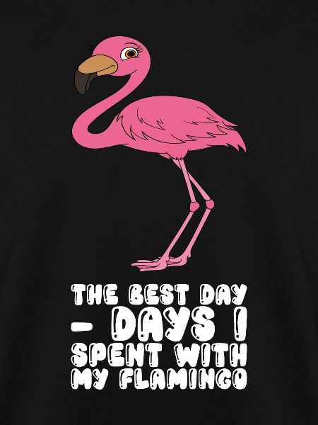 Lustige Flamingo-Grafik