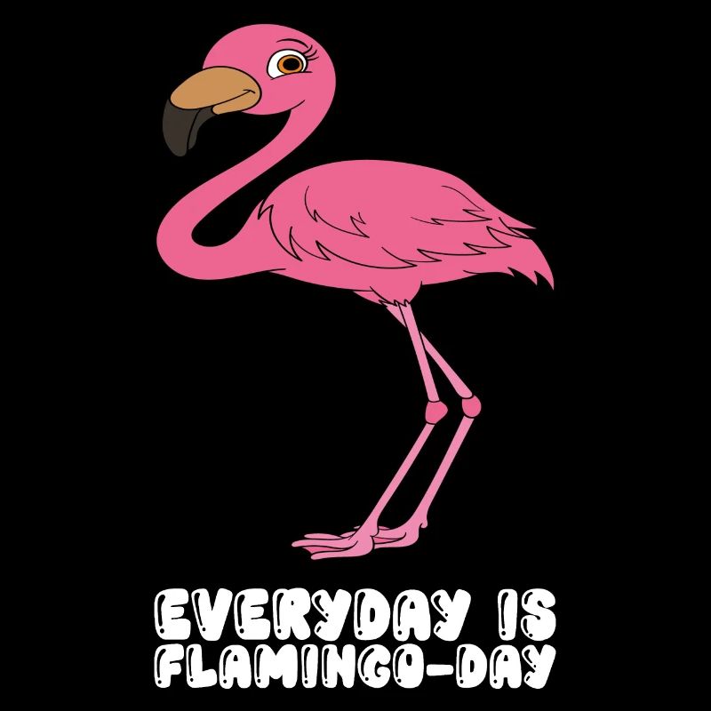 Lustige Flamingo-Grafik