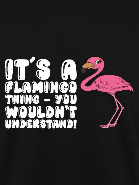 Funny flamingo graphics