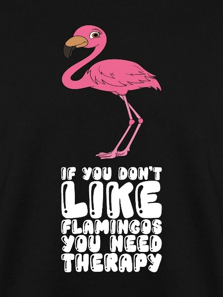 Lustige Flamingo-Grafik