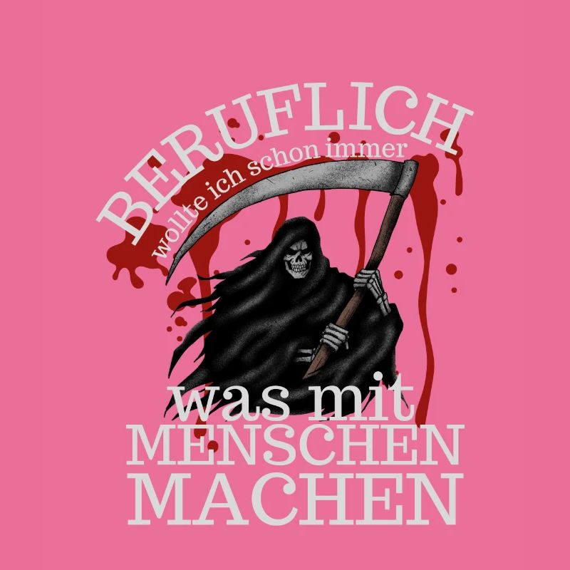 beruflich menschen machen halloween gothic spruch