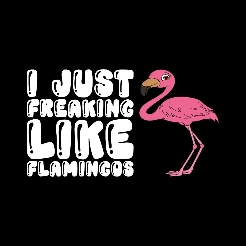 Lustiger Flamingo