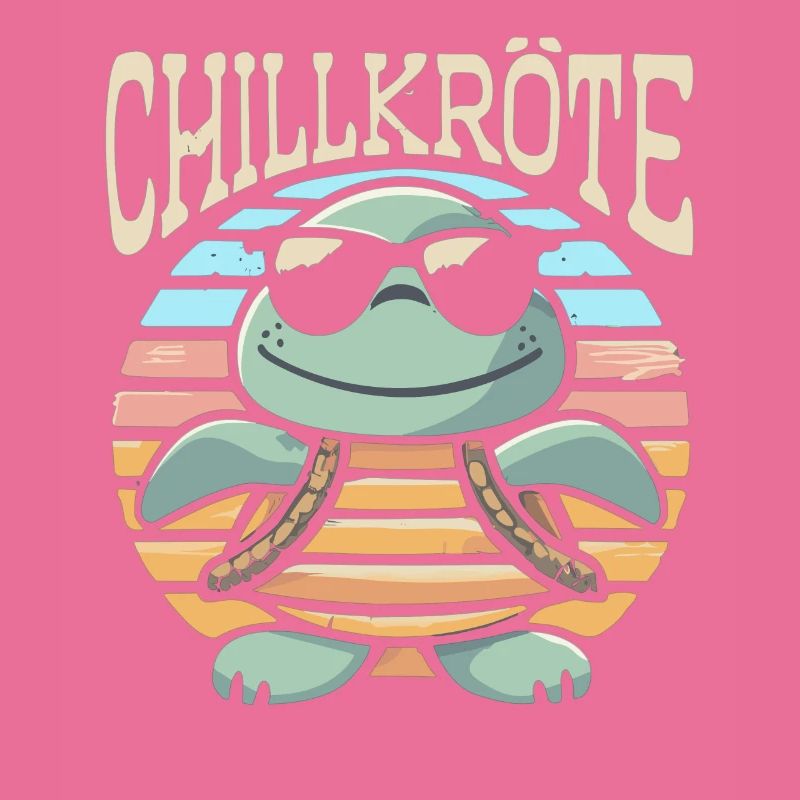 Relaxte Schildkröte Chillkröte