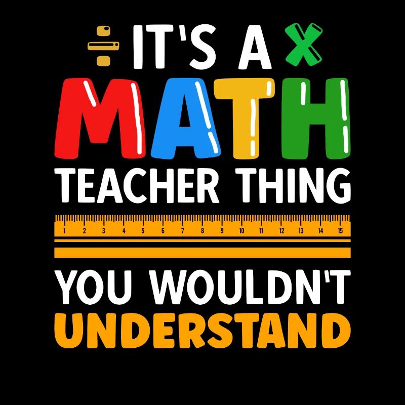 professeur de mathématiques disant mathématicien